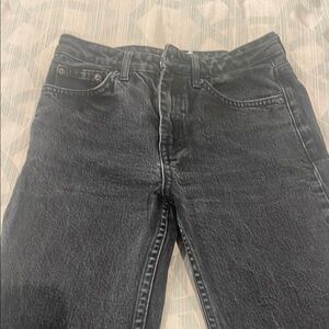 Topshop women black jeans, size 28